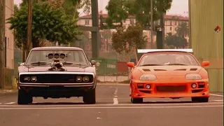 Hızlı Ve Öfkeli - Toretto ve Brian - Son Yarış Sahnesi