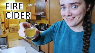 FIRE CIDER - Making Fire Cider | Taste Test | Fermented Homestead