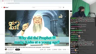Forsen Reacts to Why did Prophet salla Allahu alaihi wa sallam marry Ayesha at such a young age?