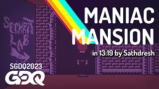 Maniac Mansion by Sathdresh in 13:19 - Summer Games Done Quick 2023