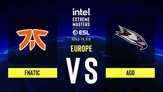 fnatic vs. AGO - Map 1 [Ancient] - IEM Road to Rio 2022 Europe Open Qualifier 2