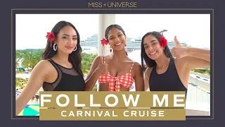 Follow R'Bonney and her MISS UNIVERSE sisters on a Carnival cruise! | FOLLOW ME | Miss Universe