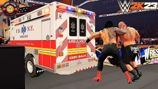FULL MATCH -  Ambulance Match Secret Match Types in WWE 2K23 #wwe