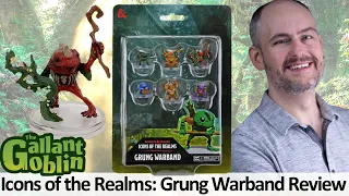 Grung Warband - Icons of the Realms WizKids Prepainted Minis