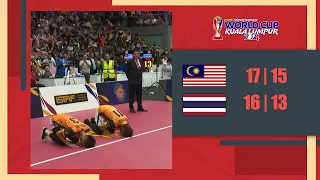 Sorotan Perlawanan: Malaysia 2 - 0 Thailand | Double | ISTAF World Cup Final 2024