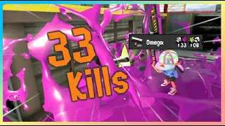 33 KILLS WITH CARBON ROLLER DECO IN SPLATOON 3