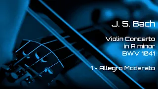 J.S. Bach - Violin Concerto in A minor, BWV 1041 - 1. Allegro Moderato (#transynthesis version)