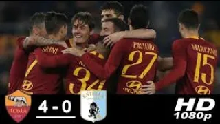 Roma vs Virtus Entella 4-0 I All Goals & Extended Highlights l