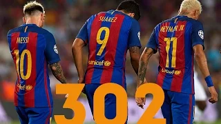 MSN ● Все 302 гола за "Барселону"