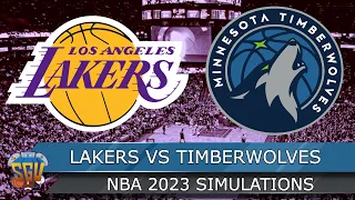 Los Angeles Lakers vs Minnesota Timberwolves | NBA Play-In 4/11/2023 Full Game Highlights (NBA 2K23)