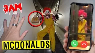 CALLING RONALD MCDONALD ON FACETIME AT 3 AM!! (ATTACKED)