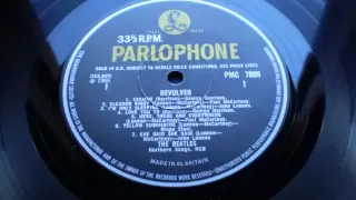 Beatles rare  MIX 11 'Tomorrow Never Knows'  From Revolver 1st UK vinyl Record