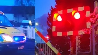 Ambulance, Cancelled Closure at Sturry Level Crossing, Kent