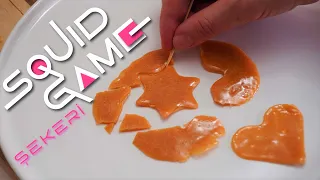 Dalgona Squid Game Candy Recipe | Squid Game Cookie Recipe | Dalgona Cookies | Honeycomb Toffee