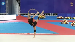 Alexandra Soldatova Hoop Training World Cup Sofia 2019