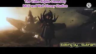 AVENGERS INFINITY WAR TITAN BATTLE ll THANOS VS IRONMAN AND GOTG IN NARUTO STYLE ll