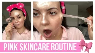 All Pink Skincare Routine | Chit Chat Skincare | Erika Beck