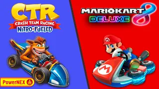 CRASH TEAM RACING REMAKE VS MARIO KART 8 DELUXE