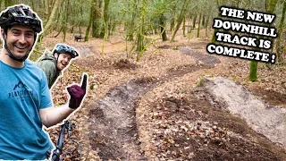 Building and Riding the Final Features on the Downhill Track with Olly Wilkins!