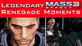 Mass Effect 3 - Top 10 Legendary RENEGADE MOMENTS