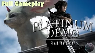 Final Fantasy XV Platinum Demo (Full Gameplay Commentary) PS4 | ryagen3D plays