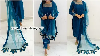 dupatta designing idea | hand embroidery |