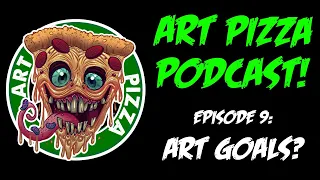 Art Pizza Podcast Live! & Magma App Drawing Jam :  Episode 9: Art Goals for 2023!