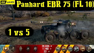 World of Tanks Panhard EBR 75 (FL 10) Replay - 8 Kills 3.3K DMG(Patch 1.6.1)