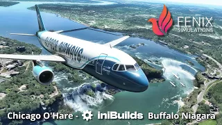 Fenix Airbus A320 | Chicago – iniBuilds Buffalo Niagara | Pre-Release Stream | MSFS