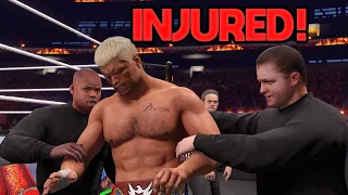 HIDDEN Injury Cutscene In WWE 2K23 Universe Mode!!