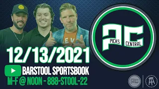 Barstool Sports Picks Central with Brandon Walker || Monday, December 13, 2021