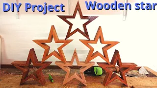 DIY Wooden Star Project (Cheap and Easy)