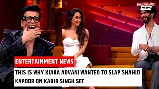 This Is Why Kiara Advani Wanted To Slap Shahid Kapoor On Kabir Singh Set