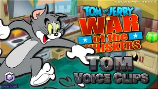 All Tom Voice Clips • Tom and Jerry in War of the Whiskers • All Voice Lines • 2002