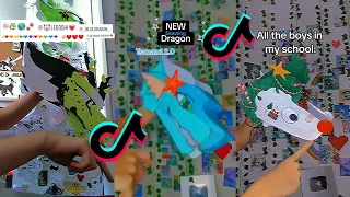 Dragon Puppet Crafts - Paper Dragon TikTok Compilation #8