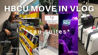 HBCU Freshman Move In Day Vlog : *Clark Atlanta University* | shopping, packing, traveling, etc…