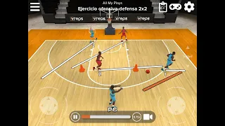 Ejercicios y juegos de ataque y defensa basquetbol: 1X1, 2X1, 1X2, 2X2 centro-velocidad