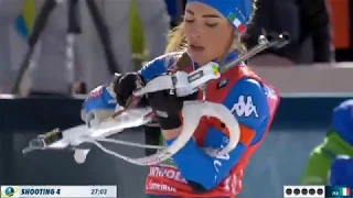 Biathlon / Antholz-Anterselva 2020 / Dorothea Wierer / Best Shooting in Relay Women