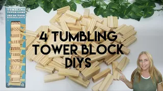 4 TUMBLING TOWER BLOCK DIYS 2023