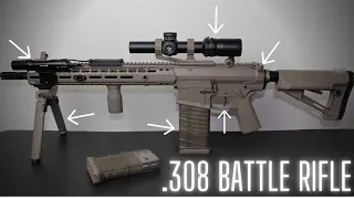 .308 BATTLE RIFLE! Aero Precision Build. CLOSE UP! Part 2 of 3