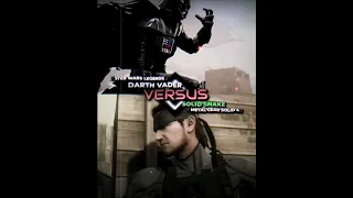 Darth vader vs Solid Snake #starwars #legends #darthvader #solidsnake #mgs #mgrr #bigboss