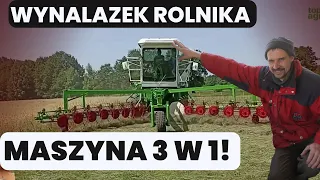 Wynalazek rolnika: Samojezdna zgrabiarka z prasą zwijającą [3w1]