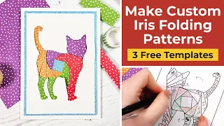 Make CUSTOM Iris Folding Patterns with ANY Image or Silhouette