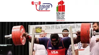 Men Open, 105 kg - World Classic Powerlifting Championships 2017