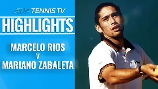 Rios beats Zabaleta in Five-Set Epic | Hamburg Final 1999 EXTENDED HIGHLIGHTS