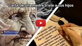 "Carta de una Madre Triste a Sus Hijos: 💌 Reflexión Profunda sobre el Amor y la Familia 💖"