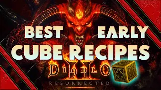 Diablo 2 Resurrected - great early game Horadric cube recipes easy to make for new starters