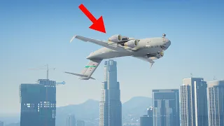 C-17 Fly Upside Down Before Emergency Landing | GTA 5
