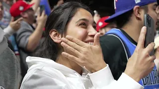 Texas Rangers win the World Series -  Live fan reactions