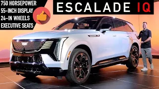 2025 Cadillac Escalade IQ -- An Escalade Like You've *Never* Seen Before! ($130K; 55-inch Displays)